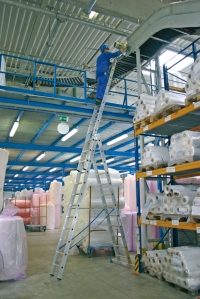 Лестница Stabilo 3х12 ступеней Profi