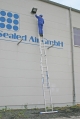 Лестница Stabilo 3х12 ступеней Profi
