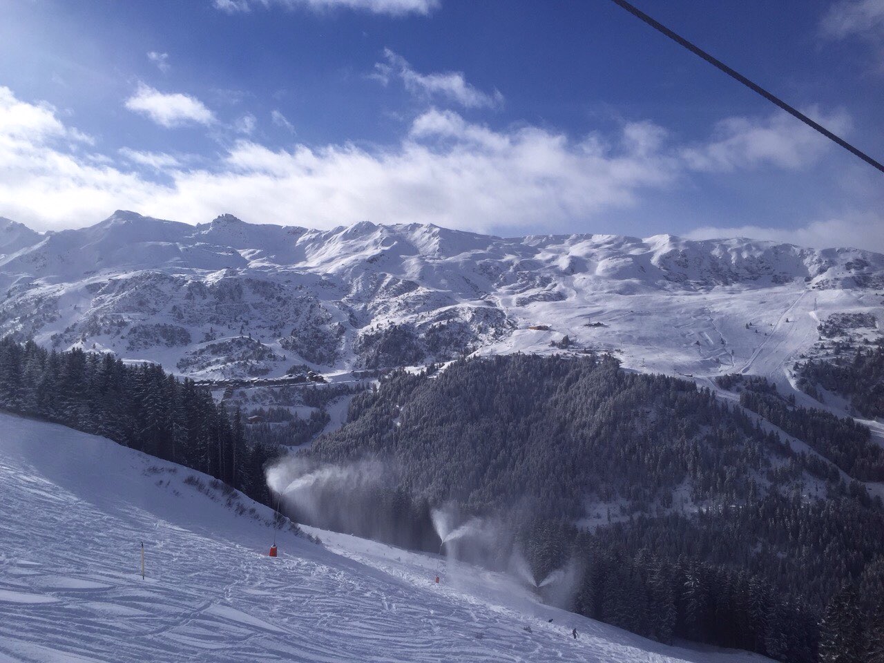 Meribel ski slope